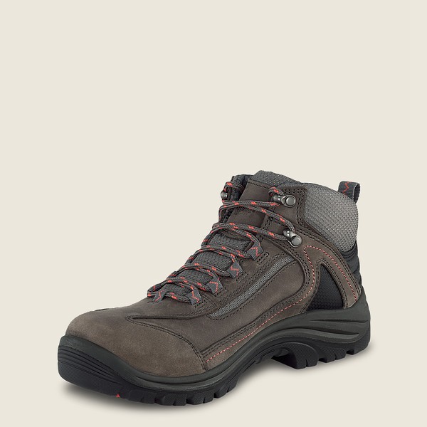 Botas Red Wing Hiking Mujer Grises Oscuro - Trades - 5-Inch Waterproof Safety Toe - 286-LSQXDH